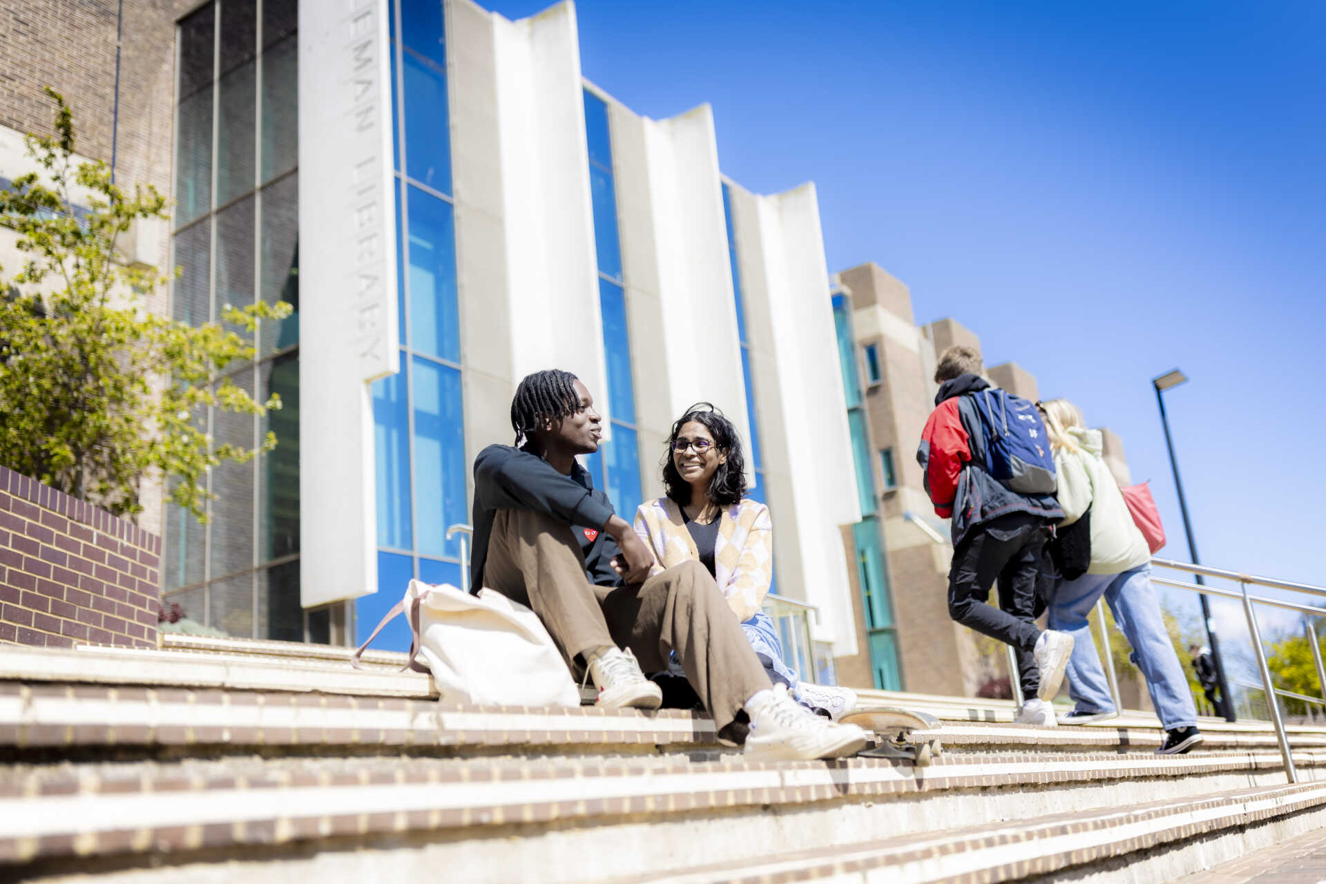 Student smiling